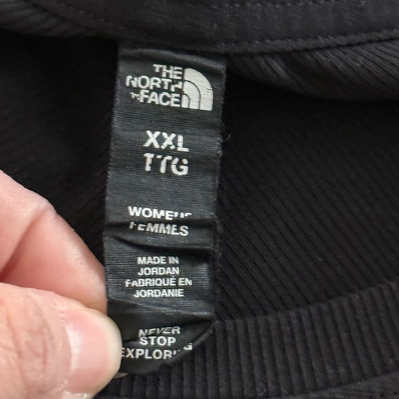 The North Face Women's XXL Short Sleeve Performance Shirts Lot of 2 Blue Black - Picture 11 of 13